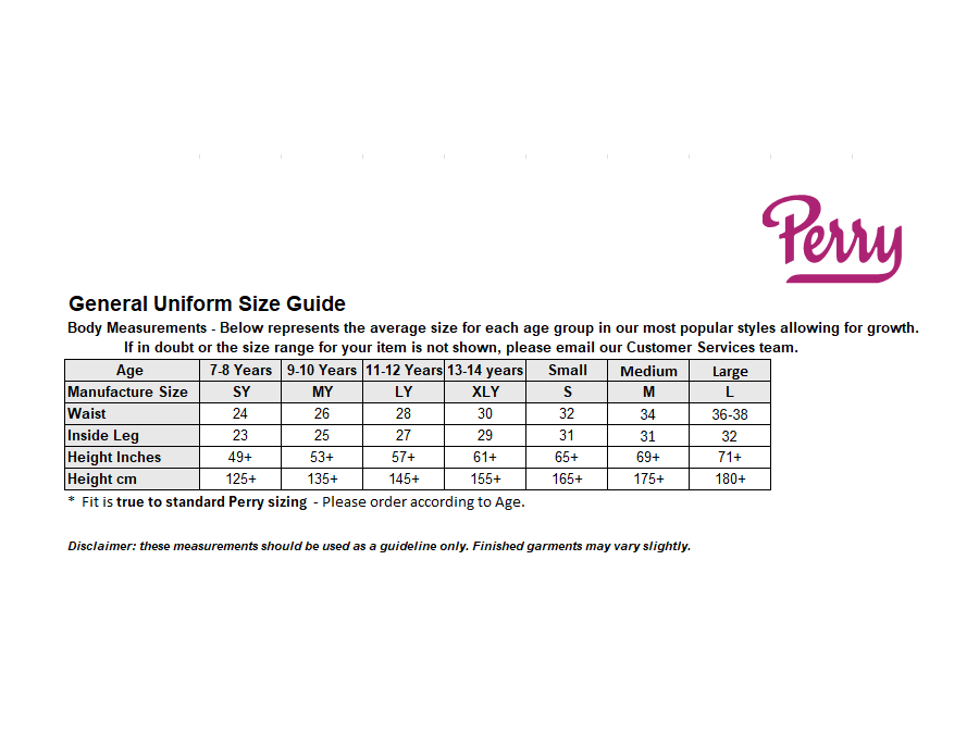 Sizing Guide